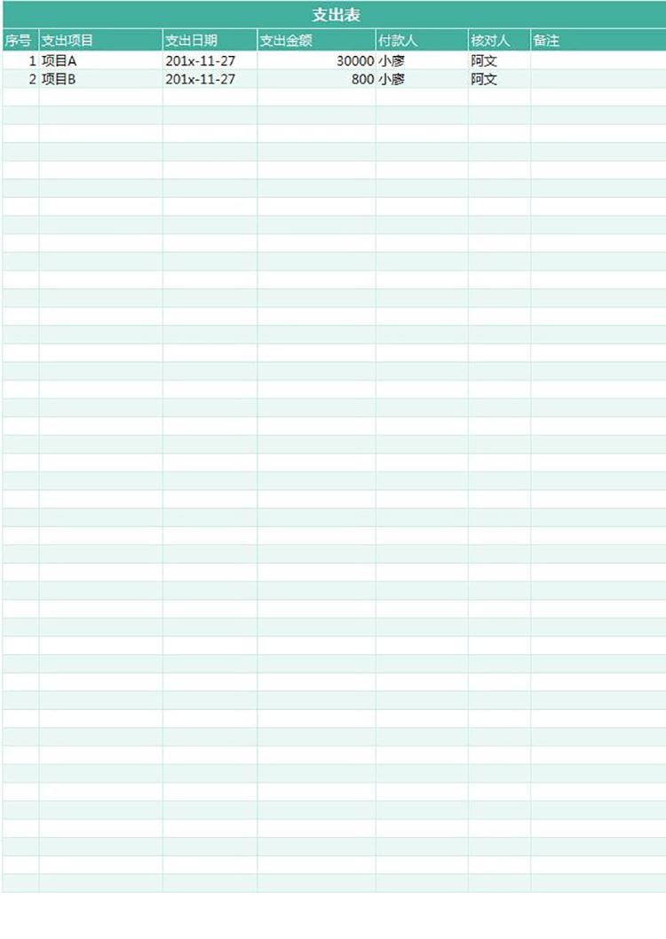 企業財務收入支出記賬管理系統-1