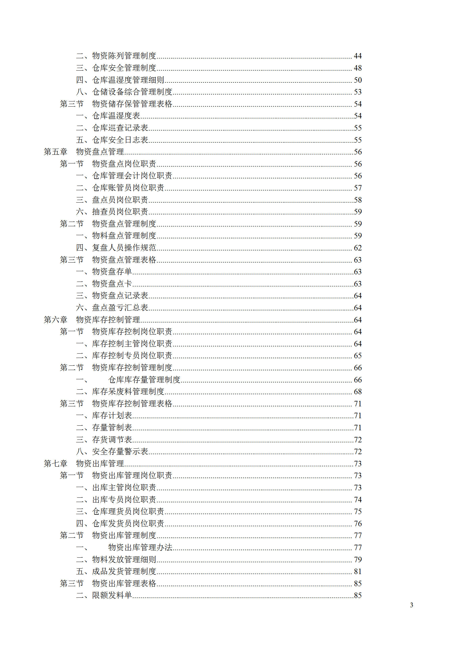 倉儲管理部規(guī)范化管理工具箱word模板-1